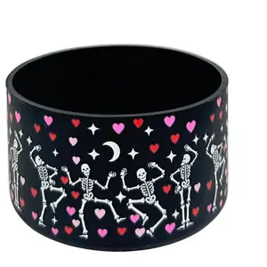 SkellyLove silicone boot sleeve bumper for tumbler