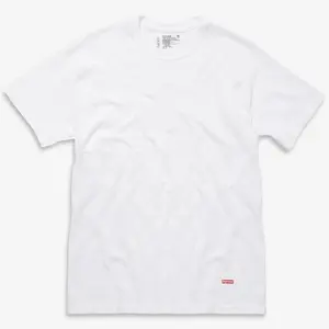 Supreme x Hanes Tagless Tee (1 Single Tee) White - Comfortable Comfy Cozy Cotton T-Shirt Unisex for Mens Womens GS Kids Young Junior Holiday Christmas Gift Stocking Stuffer
