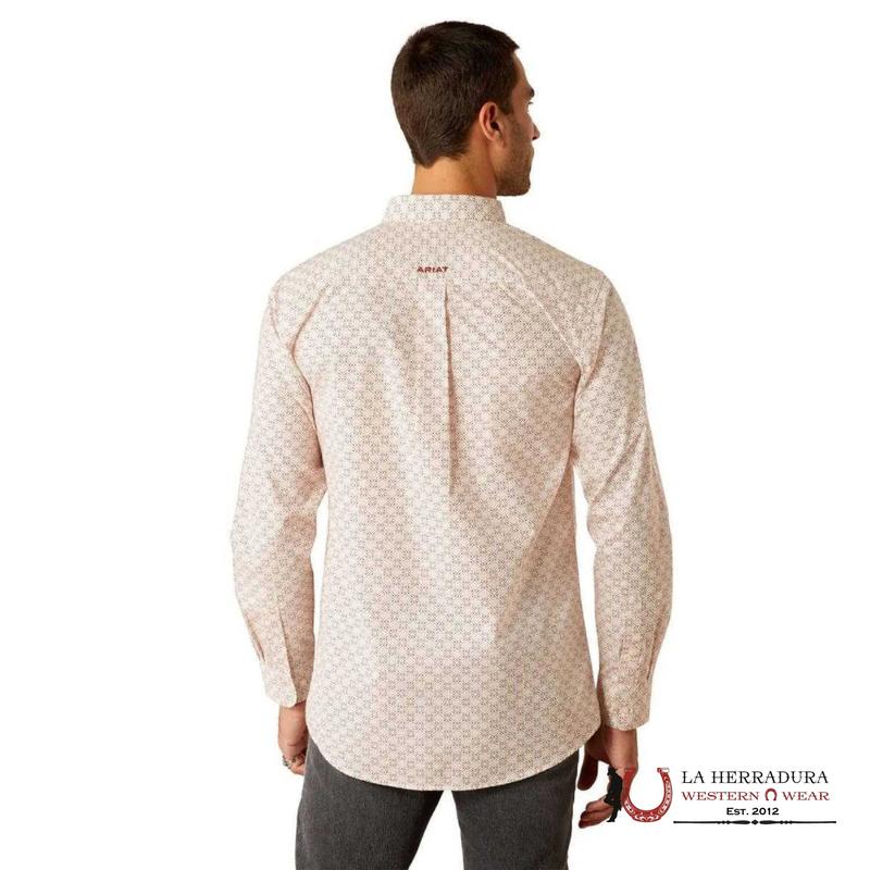 ARIAT TEAM CROSS FTD LONG SLEEVE RED SHIRT - 10054802