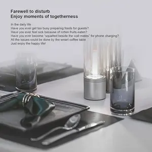 Smart Coffee Table for Living Room with Drawers