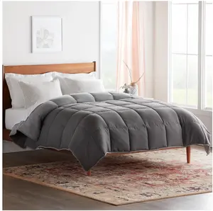 Rest Haven All-Season Down Alternative Comforter, King, Silver/Ash