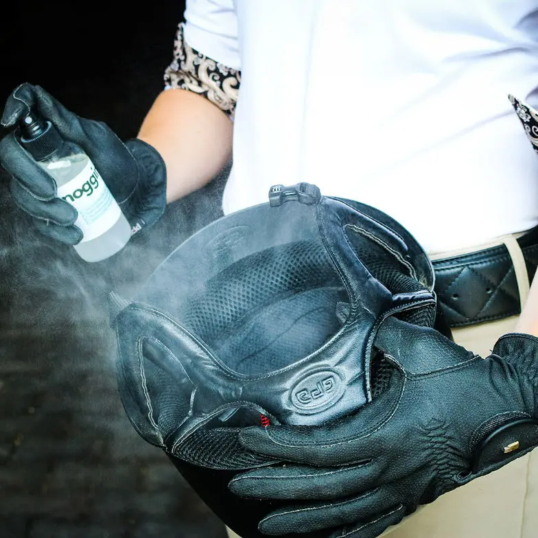 Noggin. A Fresh Helmet Spray & More. A deodorizer and disinfectant for your helmet, air vest, gloves, mud room...the list goes on.