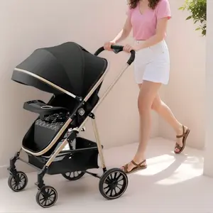 Baby Stroller - Quick-Folding, Lightweight Compact Travel Stroller with Adjustable Backrest, Durable Fabric, Easy Transport Design