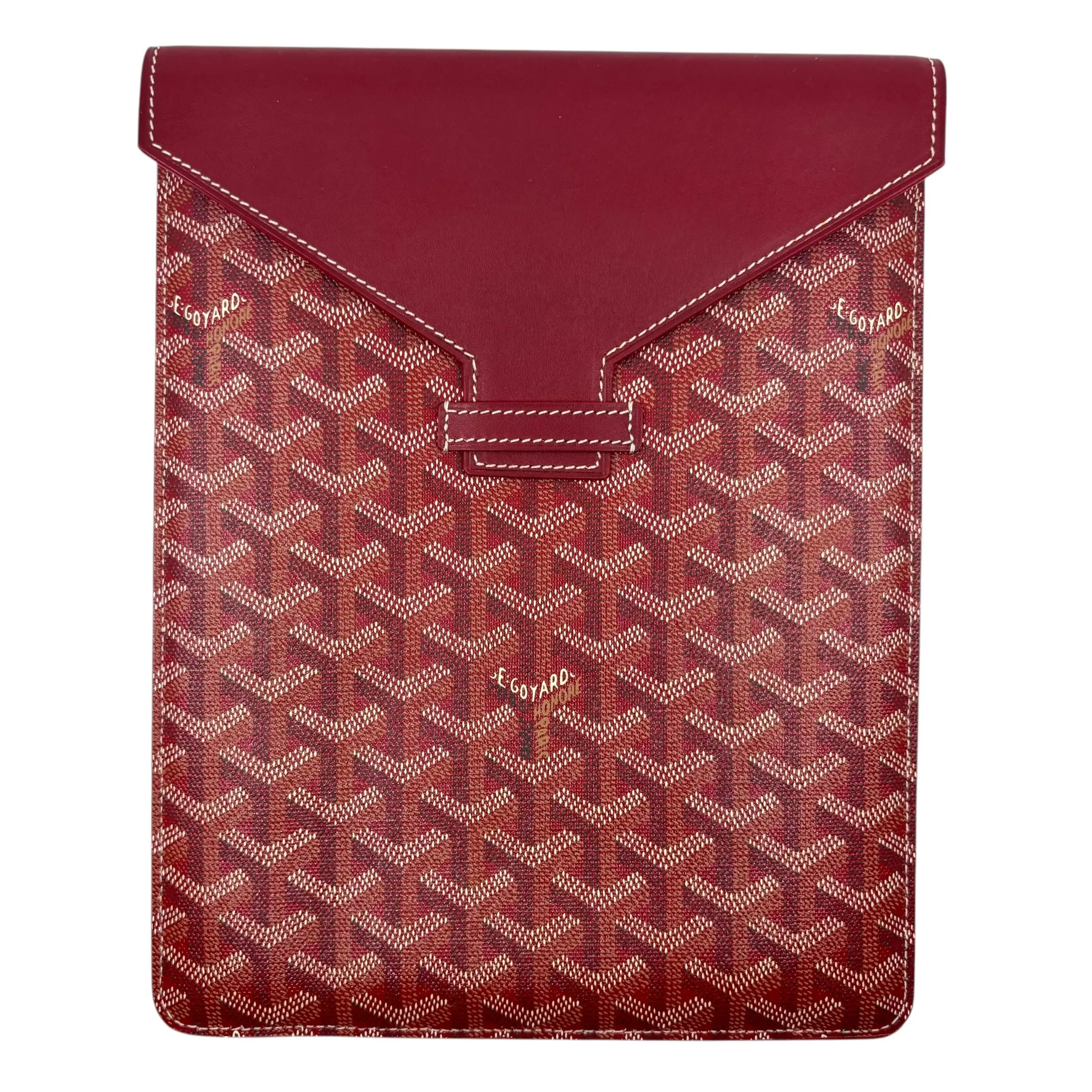 Goyard Goyardine iPad Case Red
