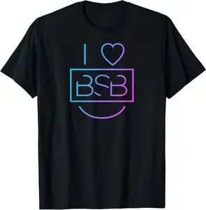 100% Cotton Backstreet Boys - I Heart BSB T-Shirt
