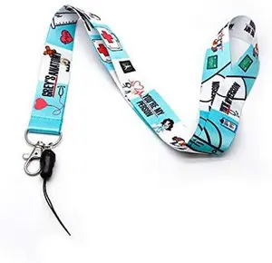 Anime Source Grey’s Anatomy Television Series Medical Drama Lanyard Keychain ID Badge Holder