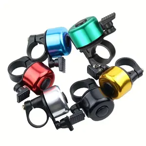 Alloy Bicycle Bell, Unisex Lightweight Durable Cycling Accessory, Suitable for Road Bikes and Mountain Bikes, Clear Sound Design