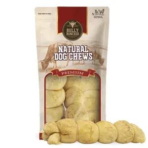 10-12 Inch Peanut Butter Cheek Roll Limited Ingredient, Natural Chews for Dogs