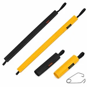BARHAR Rope Protector Sleeve, Durable PVC Sporty Protective Gear, Anti-Wear Edge Guard with Hook-and-Loop Closure for Tree Climbing, Aerial Work Equipment
