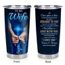 To My Wife Gifts for Wife 20 Oz Tumbler, Gifts for Her - Wife Birthday Gift Ideas, Valentines Day Gifts for Her, Mothers Day, Christmas Gift Ideas Stainless Container Drinkware Flasks Portable Water Bottles