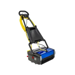 Powr-Flite Multiwash 14" Multifunctional Floor Scrubber with Cleaning Brush for Wood Floors