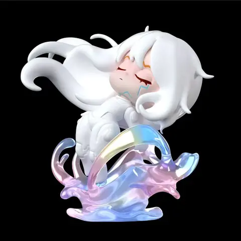 DMMM White Limited Edition Blind Box Collectible Toy Surprise Pack - 1-Piece Single Box with Doll & Mini Accessories, Blind Bag Collectible, Ideal Gift for Kids & Collectors