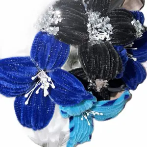 Midnight blue handmade bouquet
