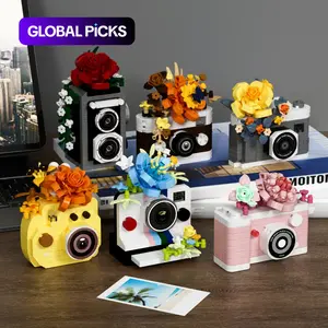 Vintage Slr Camera Toy, Building Block Model, Realistic Educational, Creative Desktop Decoration, Perfect Gift for Mother's Day, Birthday, Party #GLOBAL PICKS