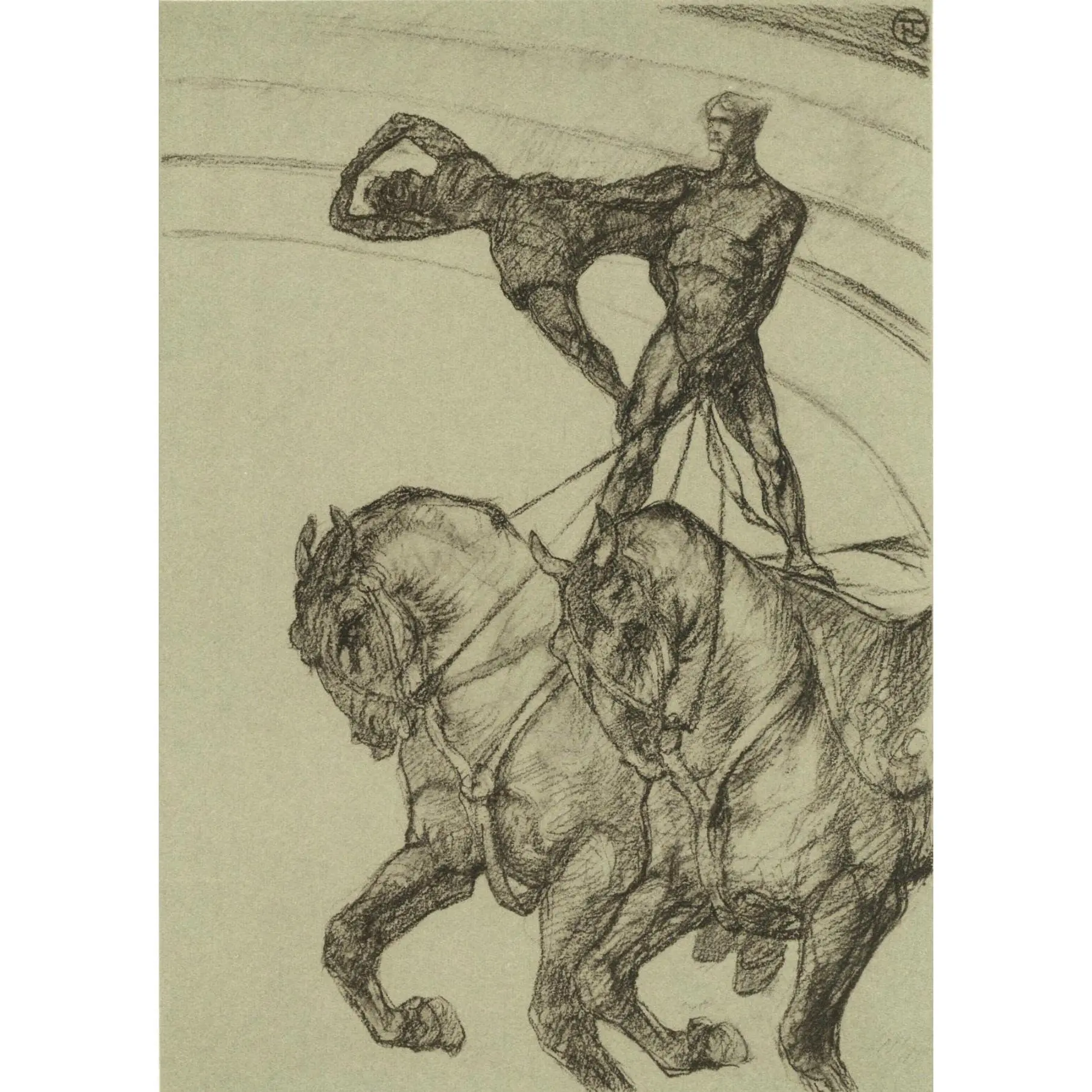 Henri de Toulouse-Lautrec, Le pas de deux, The Circus by Toulouse-Lautrec, Limited Edition Lithograph