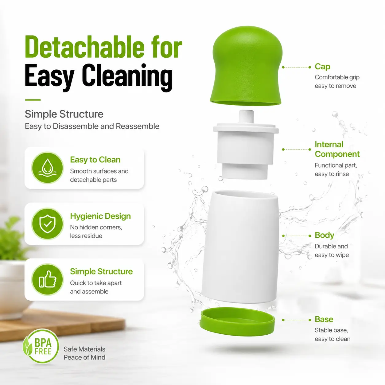 Portable Manual Spice Grinder, Cilantro & Coriander Chopper, Multi-Functional Vegetable Slicer, Essential Kitchen Tool for Home & Professional Chefs, Multifunctional Food Chopper