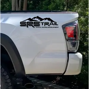 X2 SR5 TRAIL Toyota Racing Development Decal Tacoma Tundra Bedside Decal Vinyl Sticker, SR5 TACOMA Mountain Trail Edition