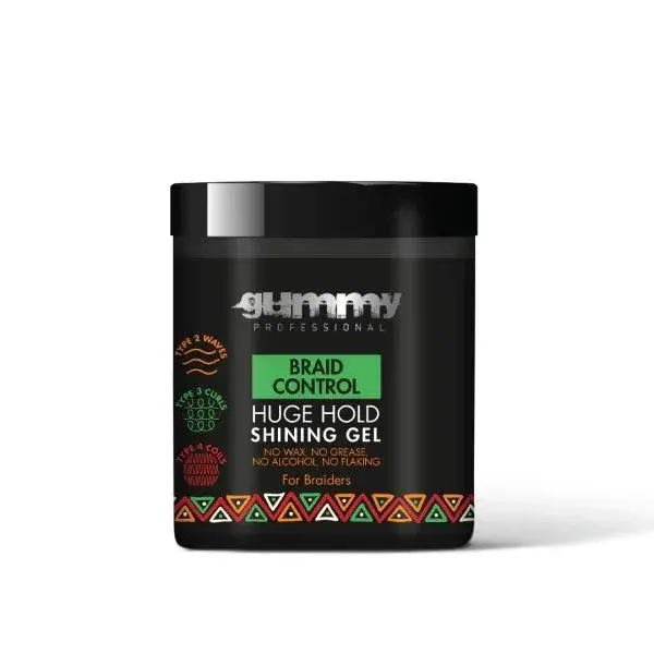 Gummy Braid Control Gel Huge Hold 16.9 oz / 500 ml