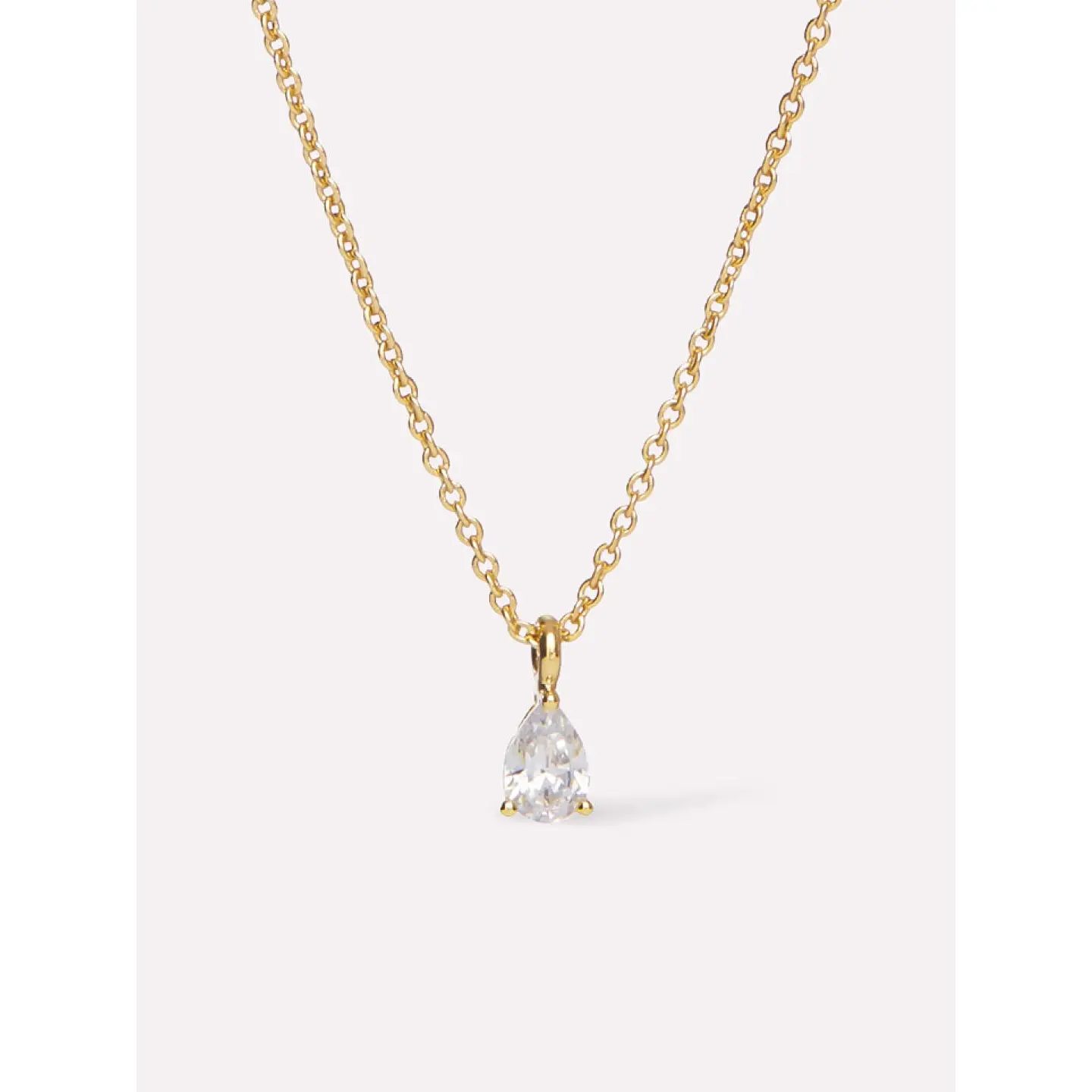 Delicate Solitaire Pendant - Elise Pendant