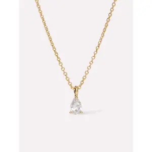 Delicate Solitaire Pendant - Elise Pendant