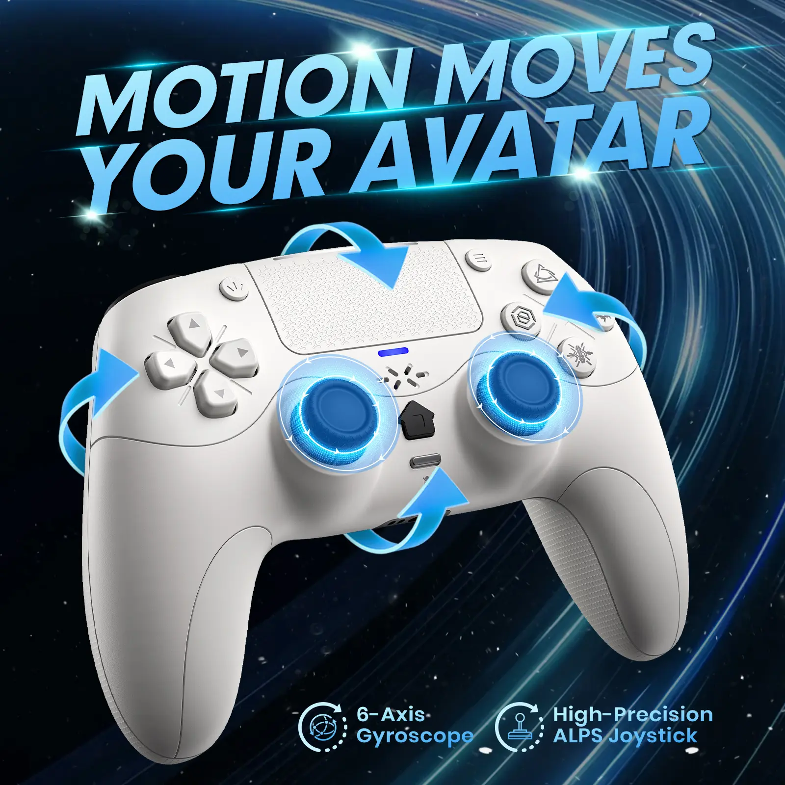 DualSense Wireless Controller – Multi-Platform Gamepad for PS5, PC, iOS, Mac & Steam Deck – Linear Motor, Mute Button, USB-C Wired & Bluetooth summerwins