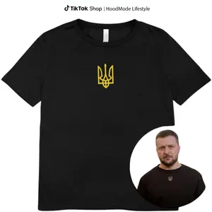 Ukraine Zelensky T-Shirt - Stand with Ukraine Symbol Tee for Men for Women