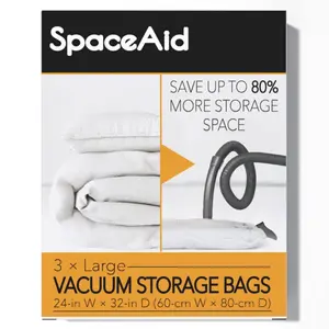 SpaceAid Vacuum Seal Bags Large 3 Pack