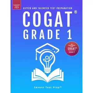 COGAT Grade 1 Test Prep: Gifted and Talented Test Preparation Book - Two Practice Tests for Children in First Grade (Level 7) Paperback – July 13, 2021