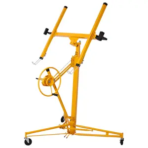 11' Drywall Lift Panel Hoist - Yellow Jack Lifter for Ceiling Installation & DIY Construction