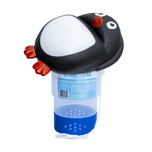 Swim Central 13" Cool Penguin Swimming Pool Chemical Dispenser