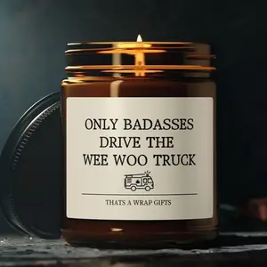 Firefighter Gift For Him, Firefighter Gift for Her, Firefighter Graduation Gift, Firefighter Boyfriend Gift, Funny Firefighter Candle