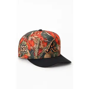 New Era Men's Atlanta Braves Leaves 9FIFTY A-Frame Snapback Hat