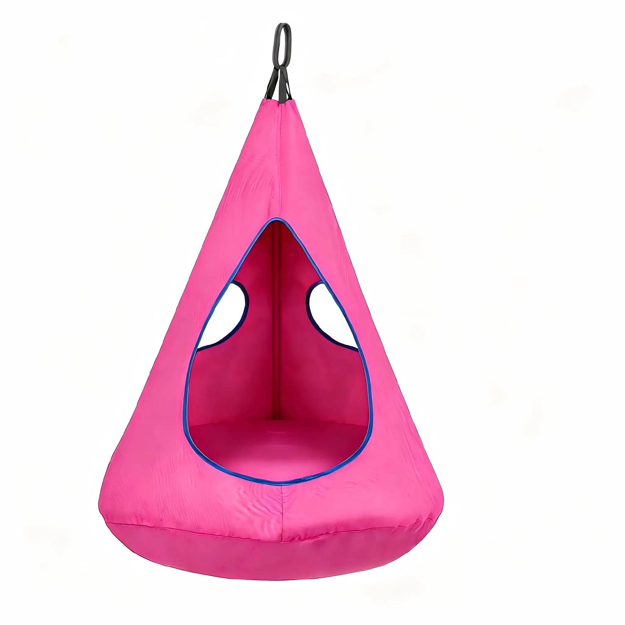 Kids Playful Hanging Nest Pod Swing Chair - 230 lbs Capacity Hammock Tent for 2-3 Kids, Breathable with Windows, Easy to Use, Enhances Playtime, Indoor/Outdoor Patio Furniture for Playroom Backyard, Engaging Sensory Room Supply Gift