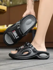 Trendy Streetwear Thick-Soled Slides, Slipper, 5cm Elevator, Cloud Cushioning, Non-Slip for Indoor & Outdoor, Comfortable Footwear