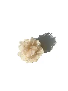 Handmade Giant Peony Flower Ponytail Claw Clip