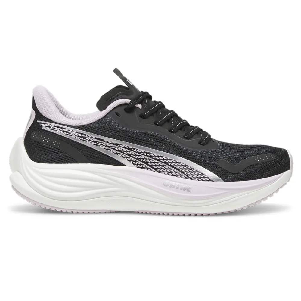 PUMA Womens Velocity Nitro 3 Running Sneakers Shoes - Black