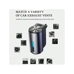 LLshop Smart Car Air Freshener, Intelligent Car Aroma Diffuser, Ultrasonic Atomizer, Car Essential Oil Diffuser, Aromatherapy For Car