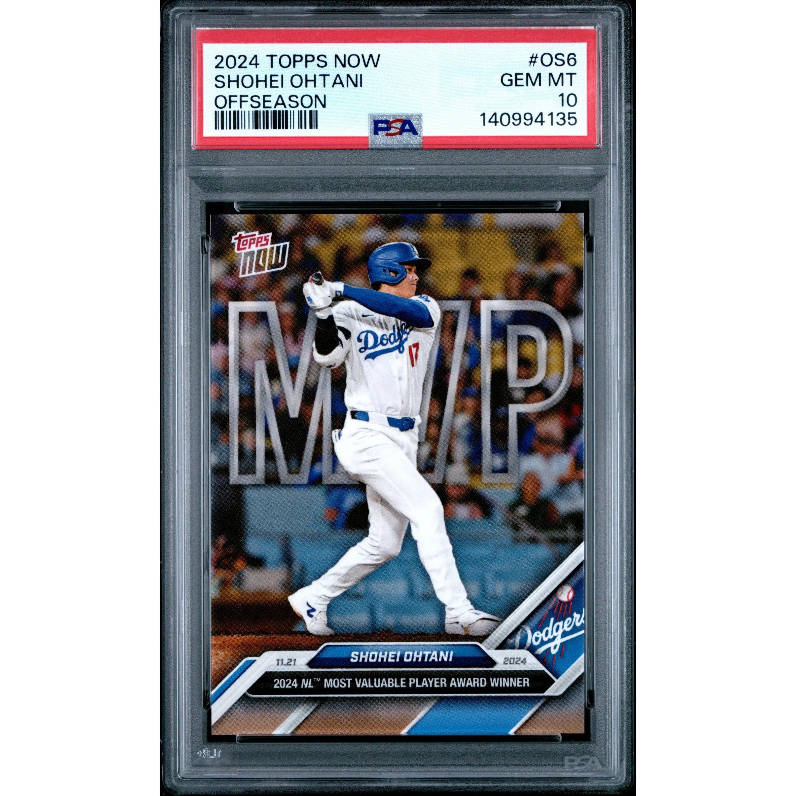 Shohei Ohtani Dodgers PSA