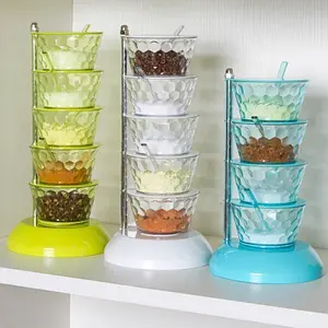 Quick Pinch Rotatable Seasoning Tower