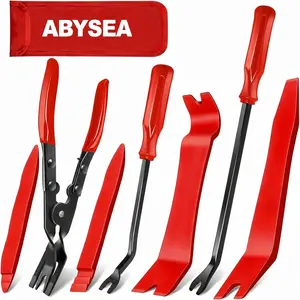 7Pcs Clip Pliers Set & Fastener Remover - Auto Upholstery Combo Repair Kit with Storage Bag for Car Car Panel Dashboard