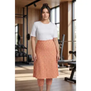 Modest 27" All-Sport Skirt in Orange Pop