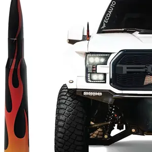 Bullet Antenna Replacement for Dodge Ram & Ford F150 F250 F350 Super Duty Ford Raptor Bronco Trucks - Anti-Theft Design - Radio Antenna for Truck 1990 - Current