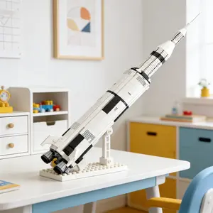 Space Explorer Building Blocks Set, Construction Building Blocks, 1000 Pieces Rocket Assembly Model Kit, Teen Gift, Home Decor, Space Ship, Satellite, Mars Rover