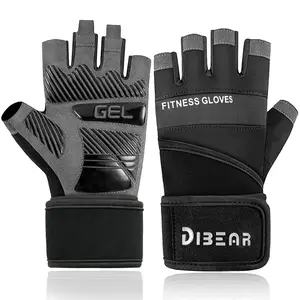 Non-slip Breathable Gym Gloves, 1 Pair Half Finger Sports Gloves for Men & Women, Fitness Gloves for Gym Workout, Fitness Accessories
