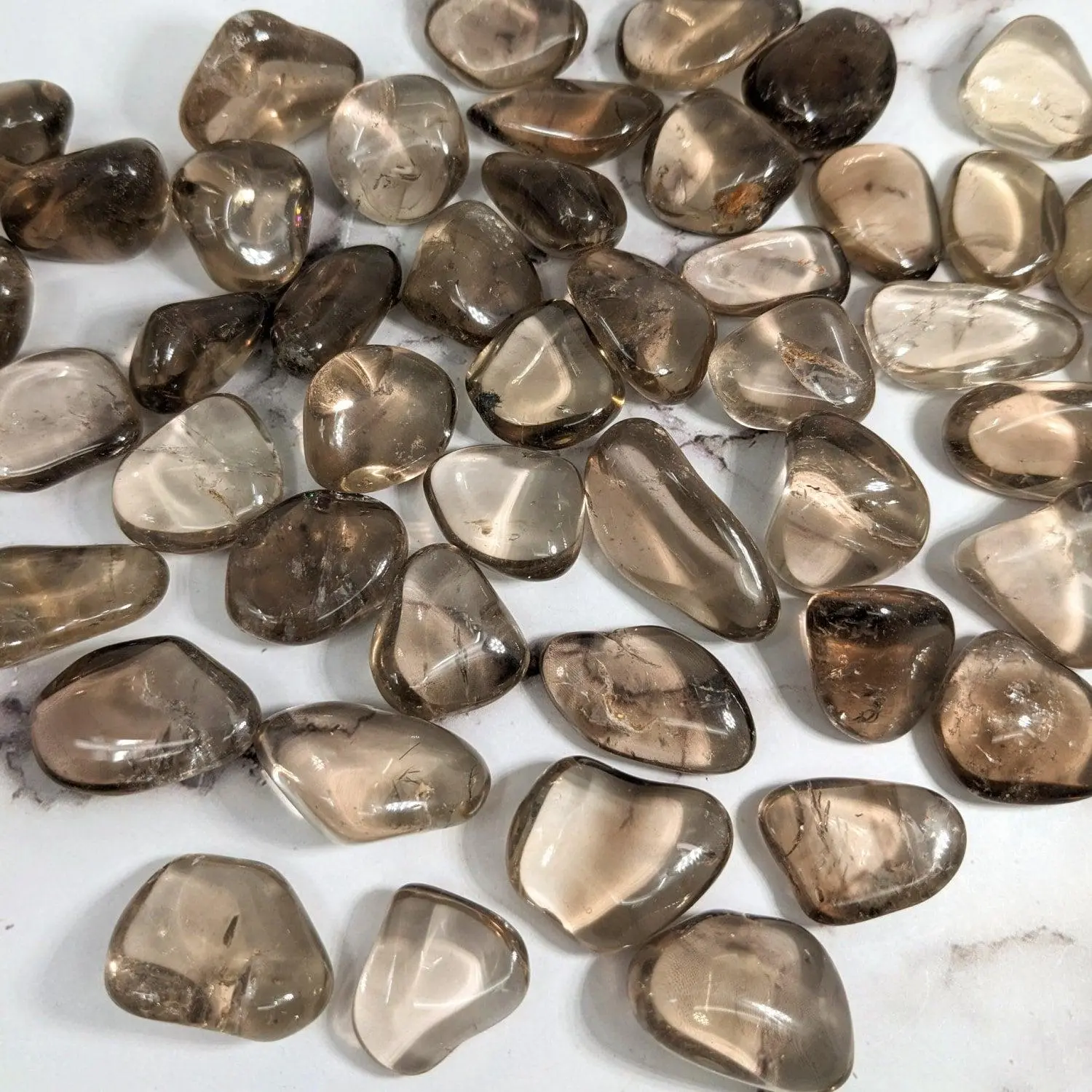 Natural Smoky Citrine Tumble Stone