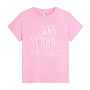 Plus Size Milk Silk T-Shirt for Women – Soft 180g Fabric with Humorous "Three Years Ago I Was Normal" Print, Round Neck, Short Sleeve (L-5XL), Machine Washable Casual Wear for Spring to Fall