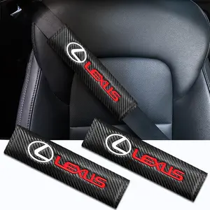 Car Seatbelt Shoulder Protector Set, Car Accessories, Fits Lexus Is250 Ct200h Ls430 Lx570 Nx300h Is300h Rx330 Es300h Ux250h, Safety Belt Cover