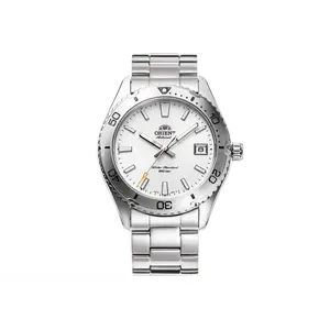 Orient 200m White Dial Diver Style Automatic Watch with Sapphire Crystal, RA-AC0Q03S30B