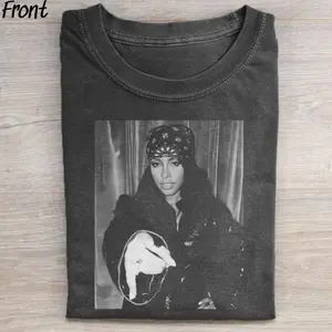 Vintage Aaliyah Princess Graphic Tee - 90s R&B Music Shirt - Iconic Music Shirt - Princess of R&B Merch - Aaliyah Tribute Merch - One in A Million Album Merch - Hiphop Graphic Tee - Gift for 90s Music Lover