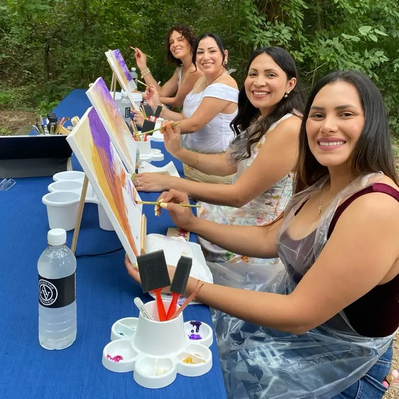 DIY Painting Workshop-Party Package for Up to 10 People, All Art Supplies Included